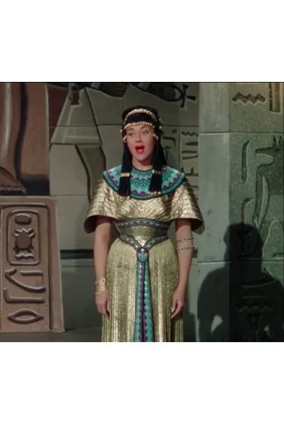 1951 Helen Rose Gold Lamé Egyptian 'The Great Caruso' Film-Worn Dress