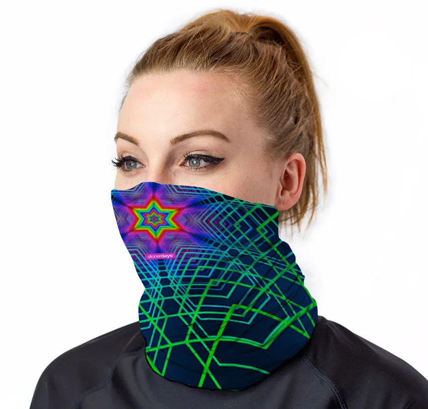 3D Geometry Neck Gaiter