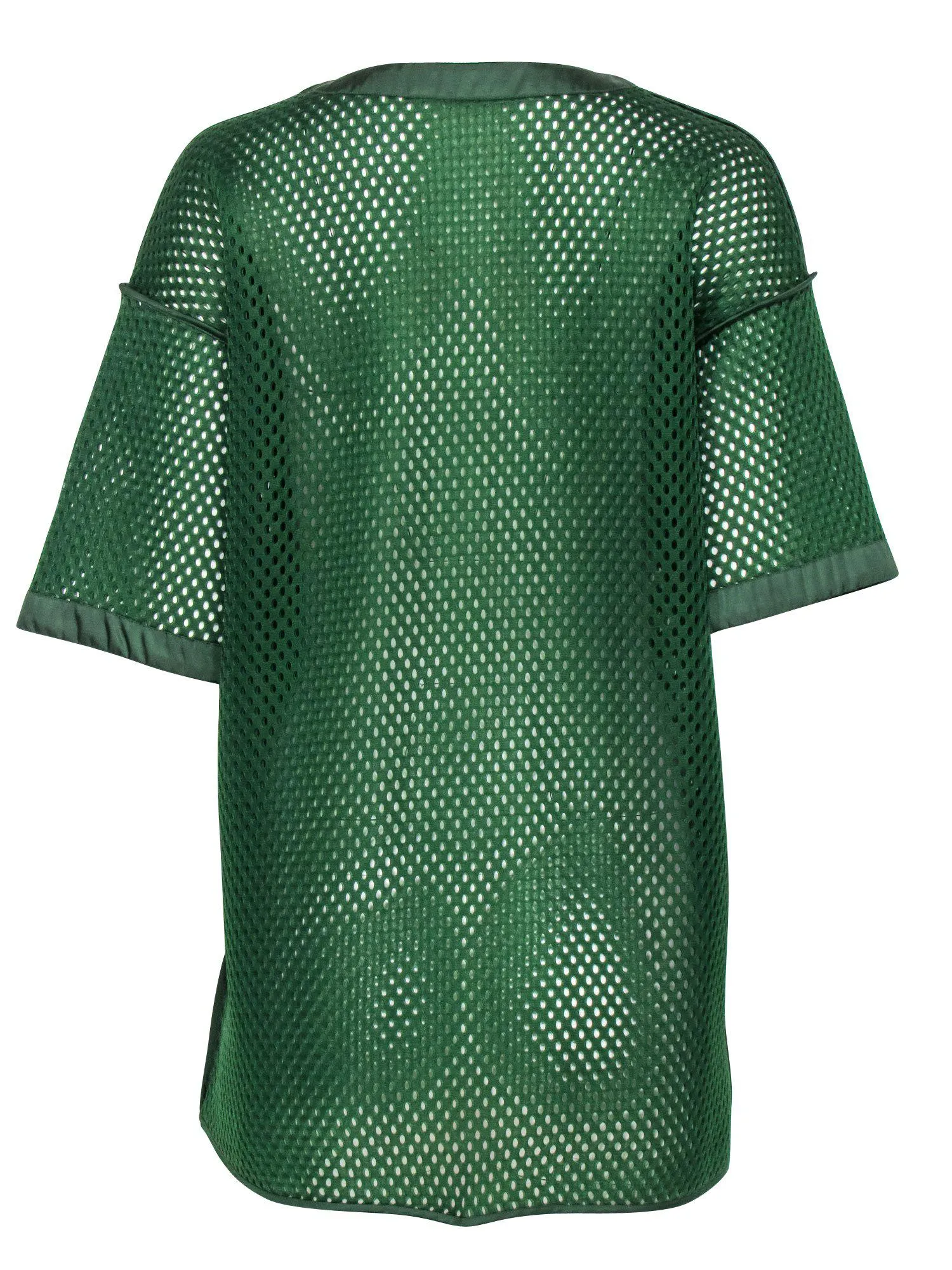 Acne - Green Mesh Short Sleeve Oversized Tee Sz 2