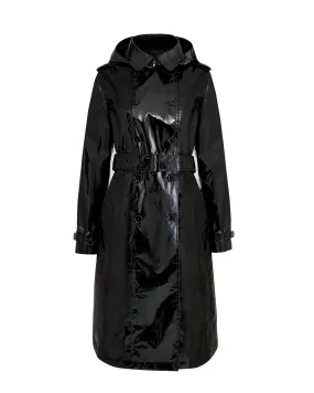 All season waterproof trench - Black