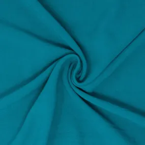 Avery Luxe Viscose Linen Crepe Cyan ½ yd