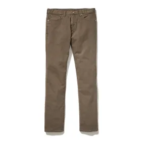 Avery (Slim) - Dark Camel Japanese Five Pocket Bull Denim