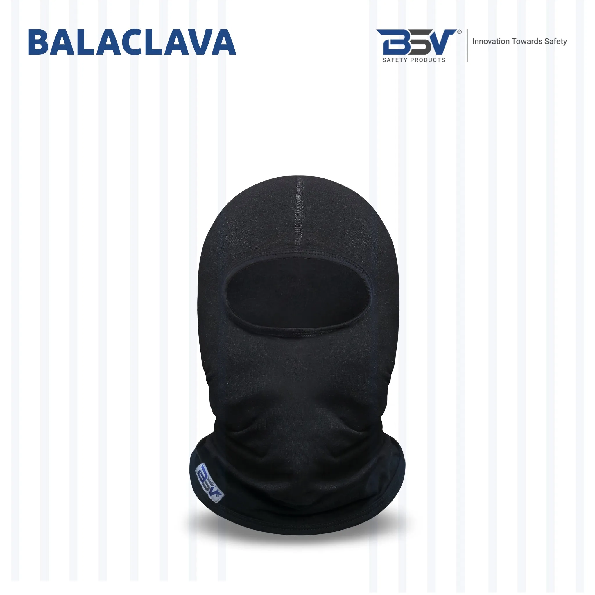 Balaclava Face Mask - All Season Deluxe Cotton Gear for Skiing, Snowboarding, Motorcycling, Cycling & Outdoor Sports - Men & Women - Neck Gaiter-Black