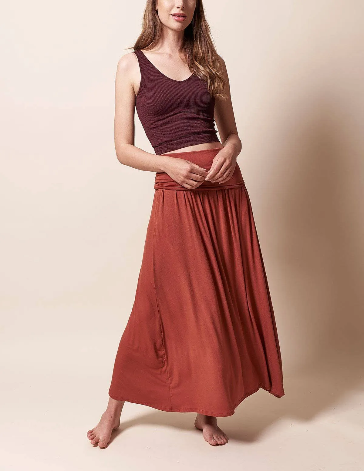 Bamboo Maxi Skirt