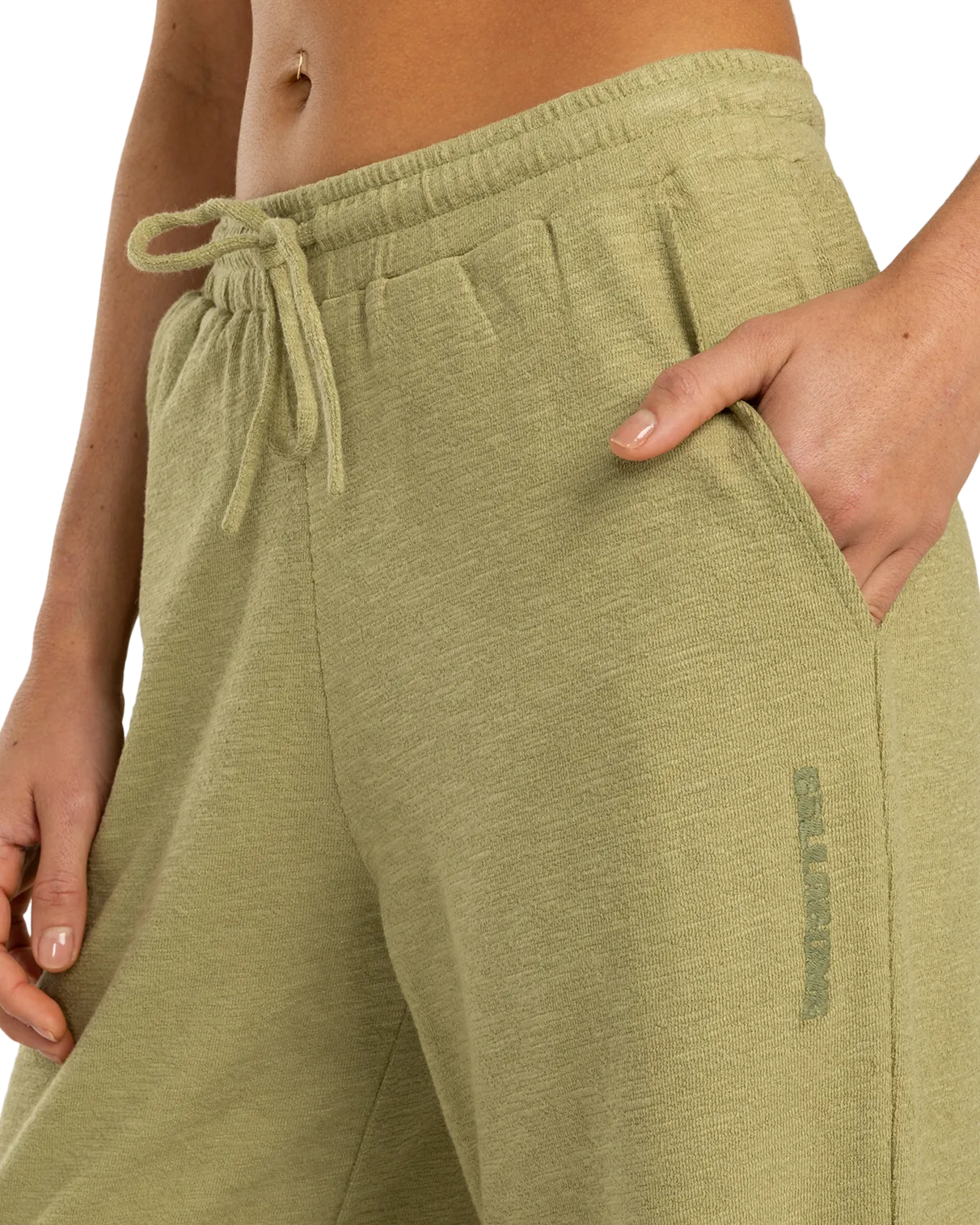 Beach Walk Trousers in Avocado