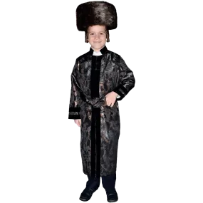 Black Rabbi Coat - Kids