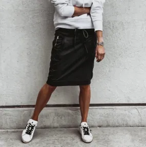 Black ULTIMATE jogger skirt