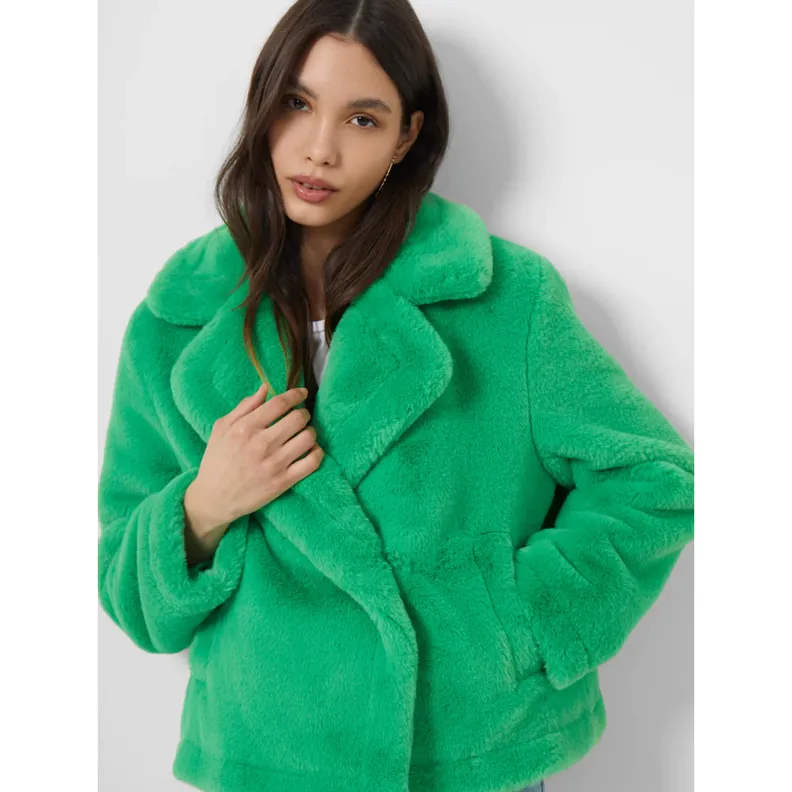 Buona Recycled Faux Fur Short Coat