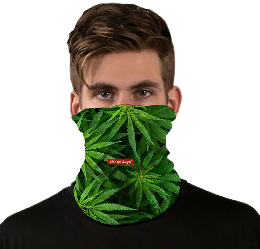 Cannabis Leaves Neck Gaiter