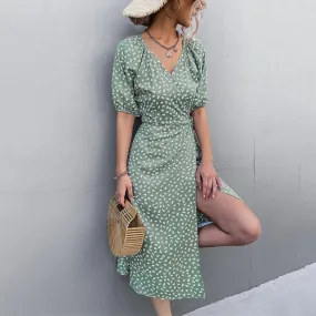 Casual Wrap-Around Style Summer Dresses