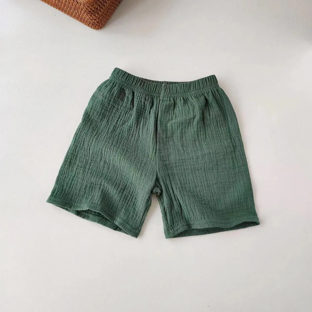 Children's Shorts Girls Boys Cotton Yarn Short Pants Summer Children's Girls Soft And Breathable Capris Baby Clothes