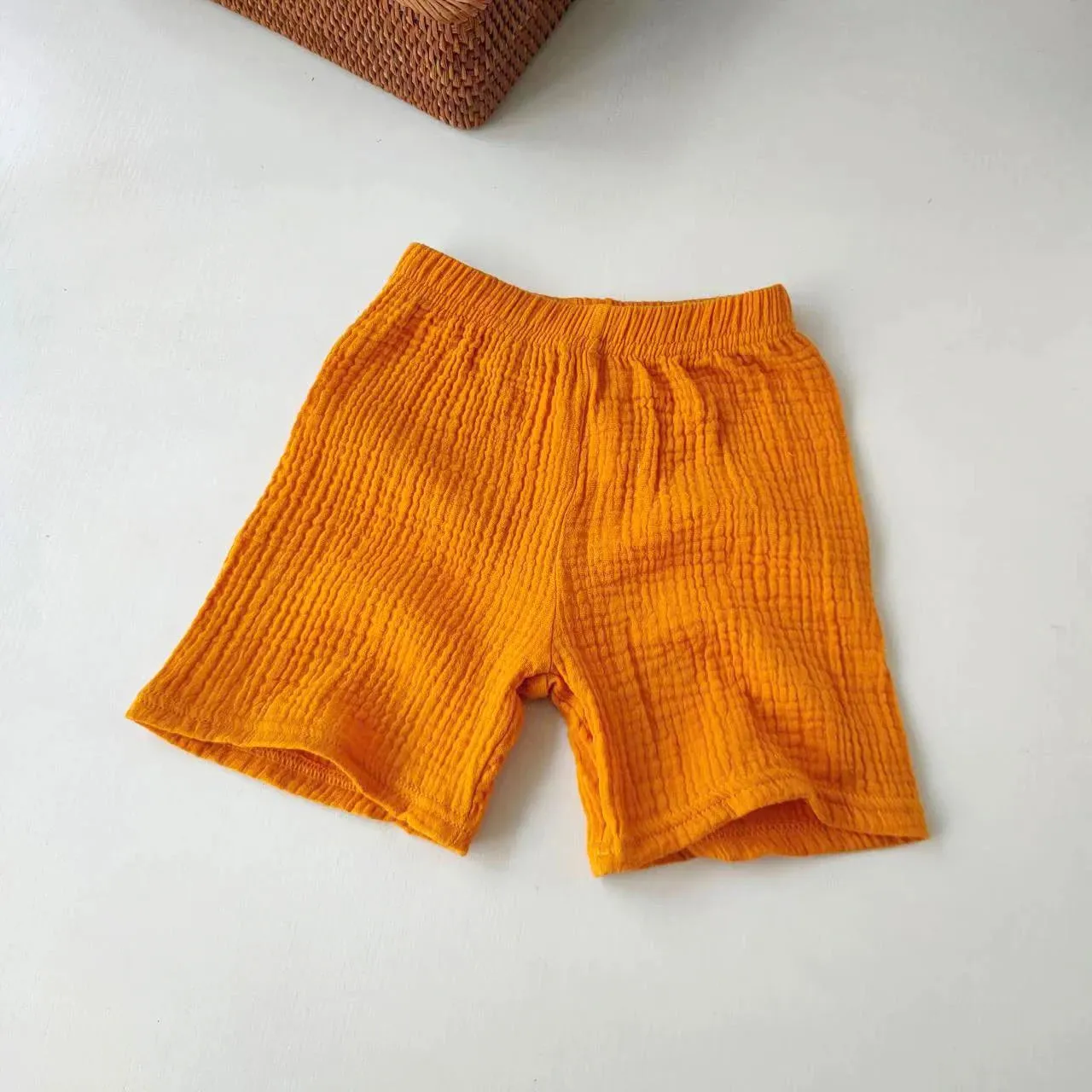 Children's Shorts Girls Boys Cotton Yarn Short Pants Summer Children's Girls Soft And Breathable Capris Baby Clothes