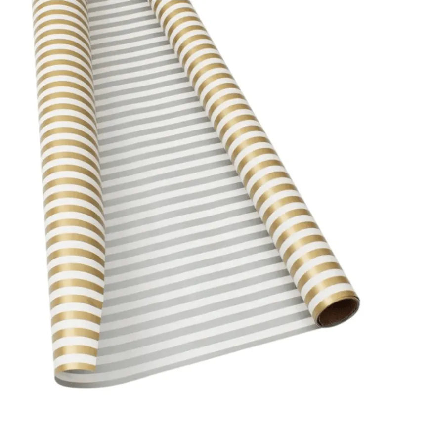 Club Stripe Gold/Silver Reversible Wrap