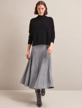 Colette Lurex Skirt - Silver