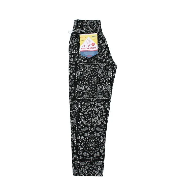 Cookman Chef Pants - Paisley : Black