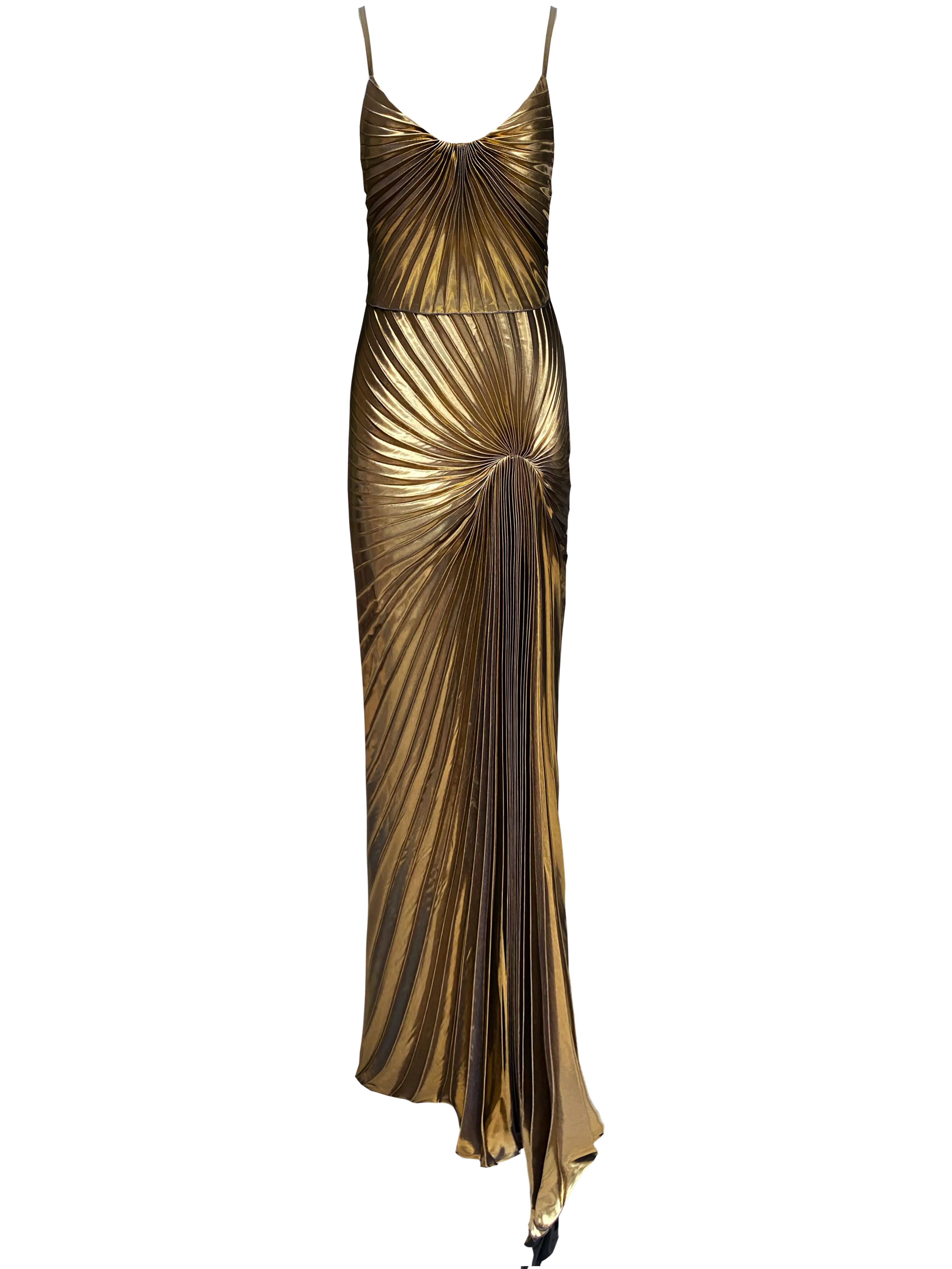 Dazed Dress Floor Length Metallic