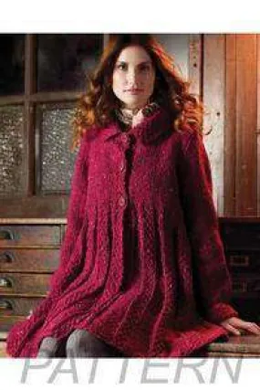 Debbie Bliss ALine Coat PATTERN ONLY