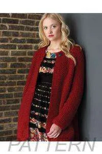 Debbie Bliss Moss Stitch Coat PATTERN ONLY