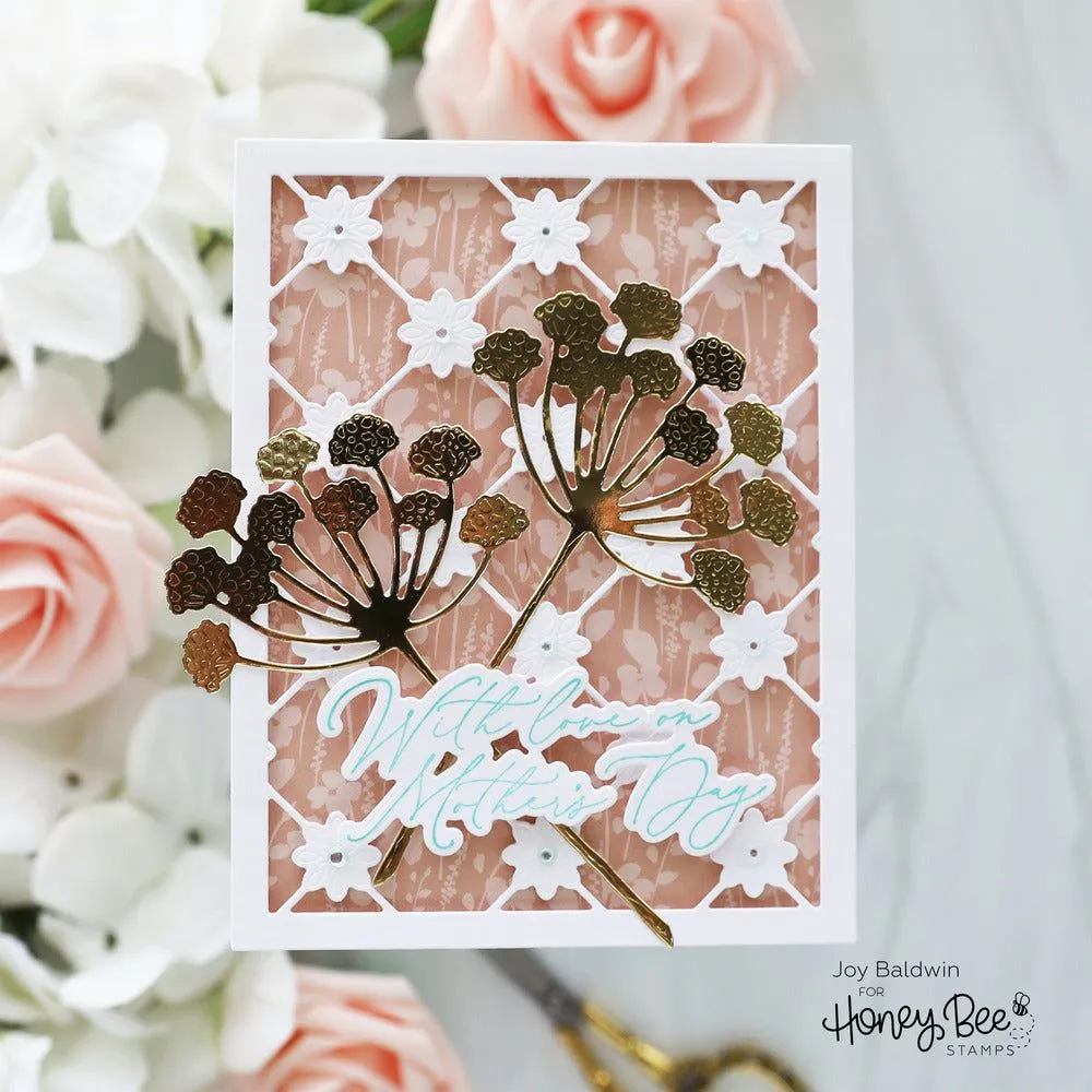 Delicate Daisy - A2 Cover Plate Top - Honey Cuts