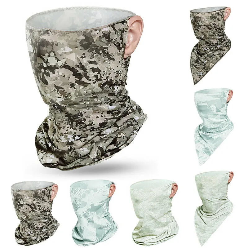 Face Mask Bandana Camouflage Camo Covering Snood Tactical Neck Gaiter Snoods Random Color