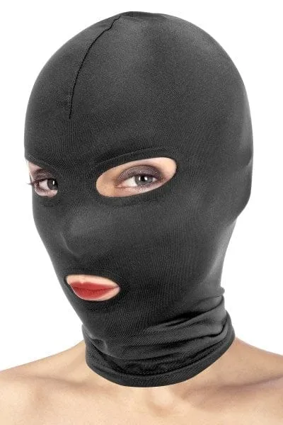 Fetish Tentation Open Mouth and Eyes Hood