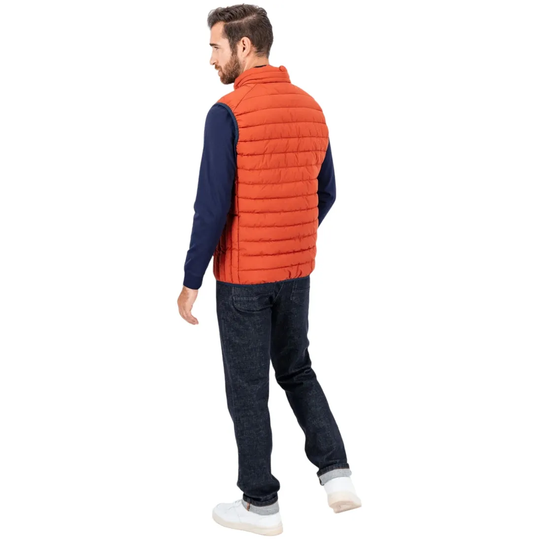 Fynch-Hatton Modern Plain Quilted Eco Gilet Flame 14142601