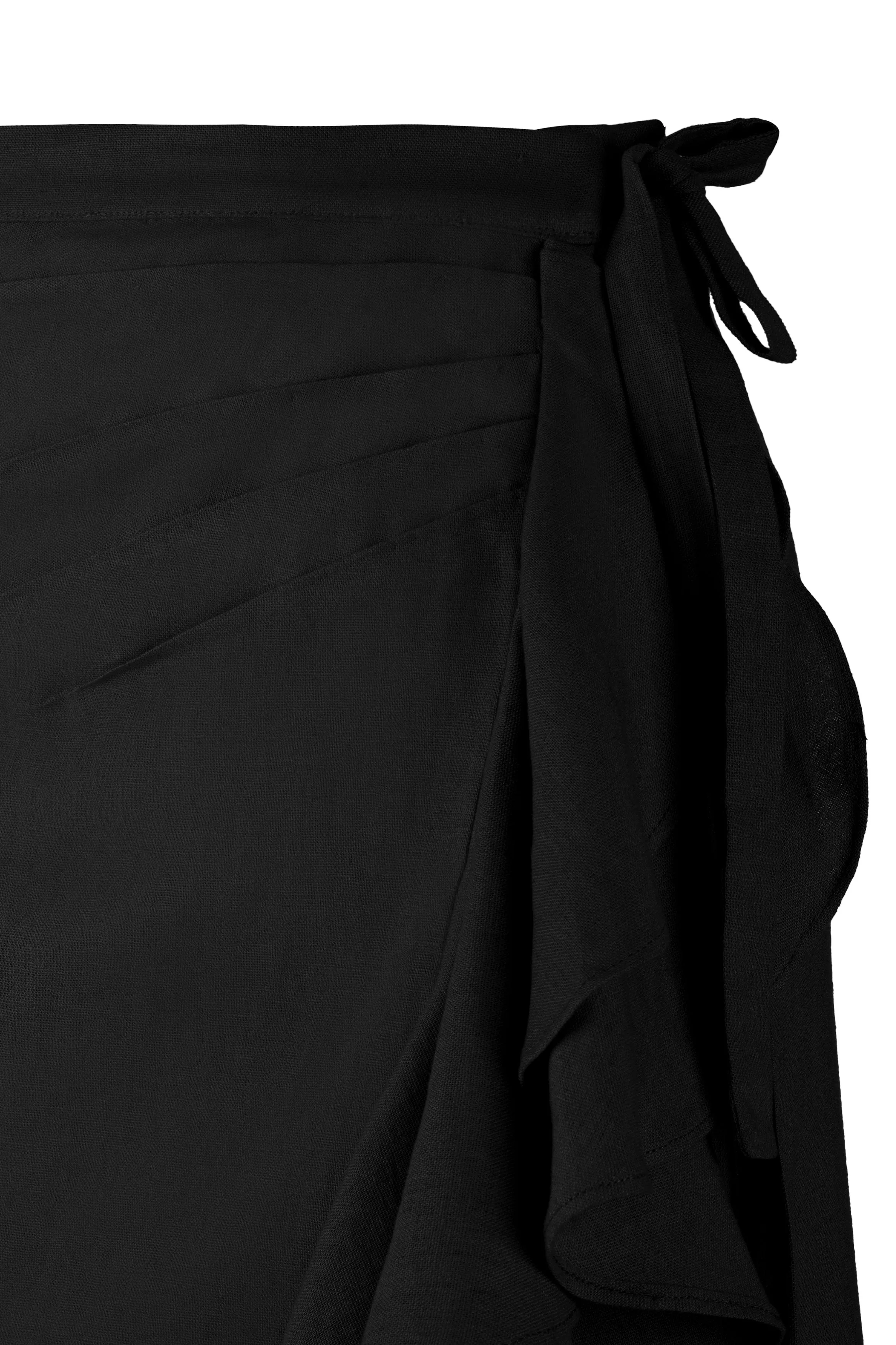 Golestan Ruffle Skirt - Black by RosewaterHouse