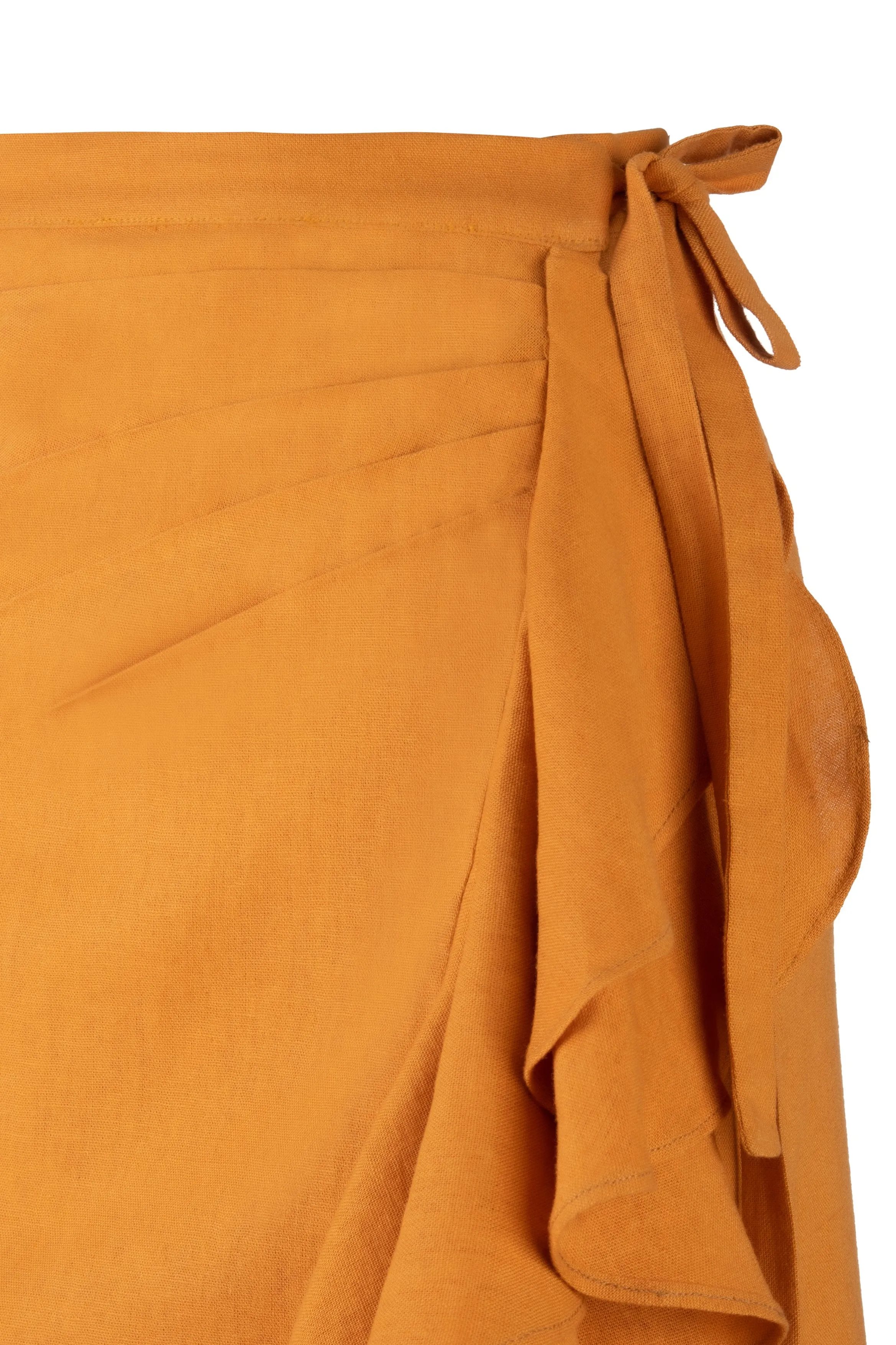 Golestan Ruffle Skirt - Canary by RosewaterHouse