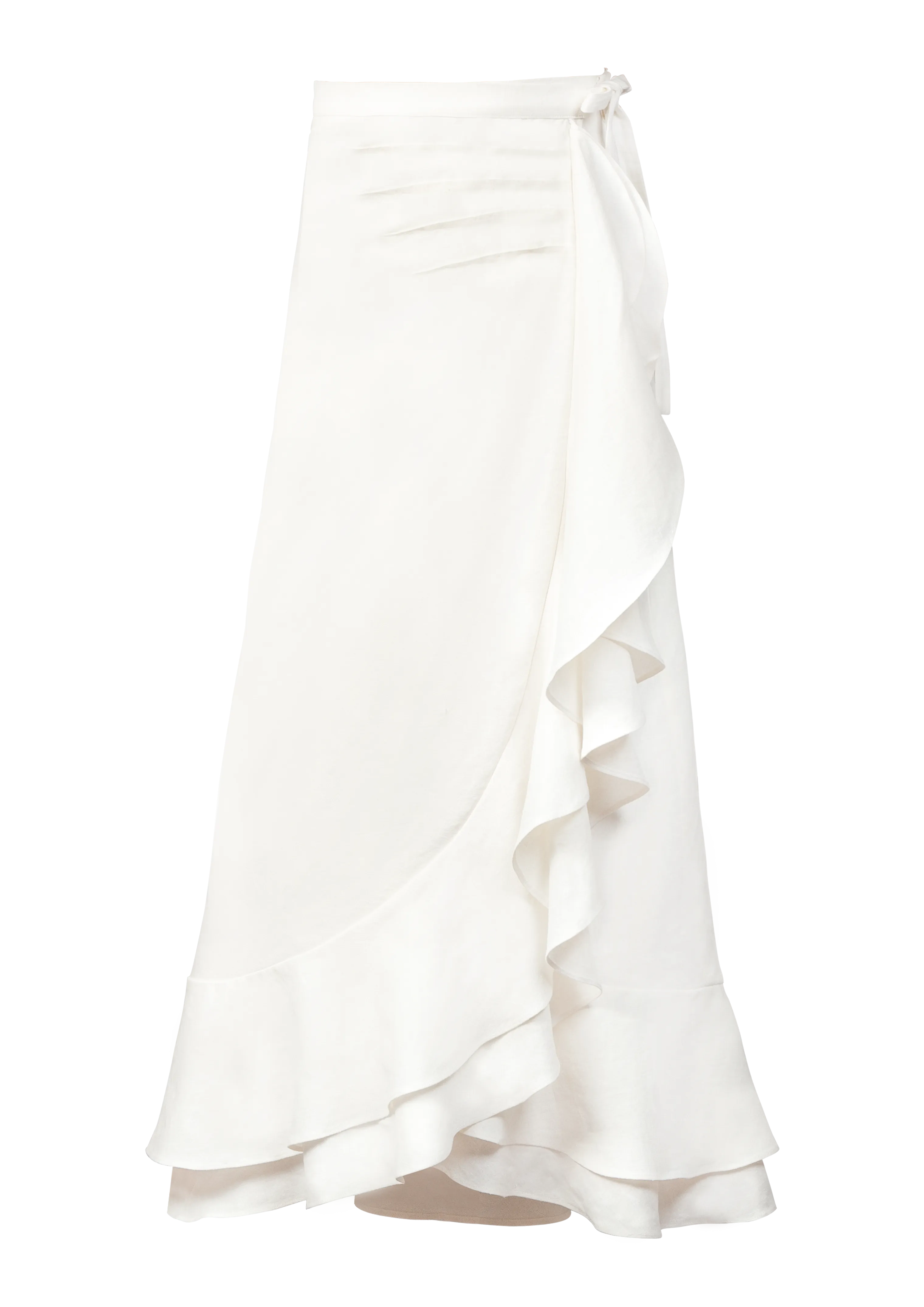 Golestan Ruffle Skirt - Off White by RosewaterHouse