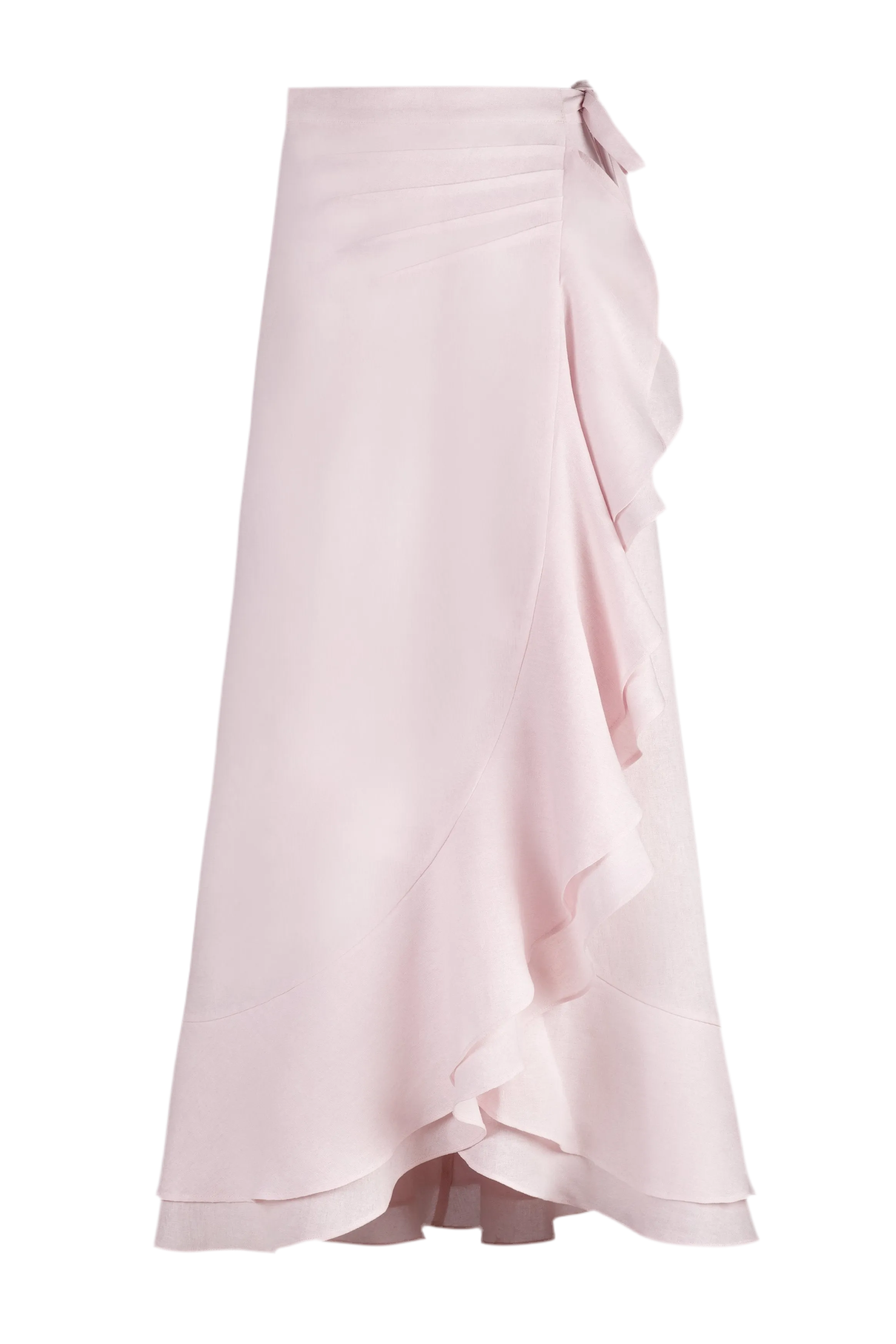 Golestan Ruffle Skirt - Pink by RosewaterHouse