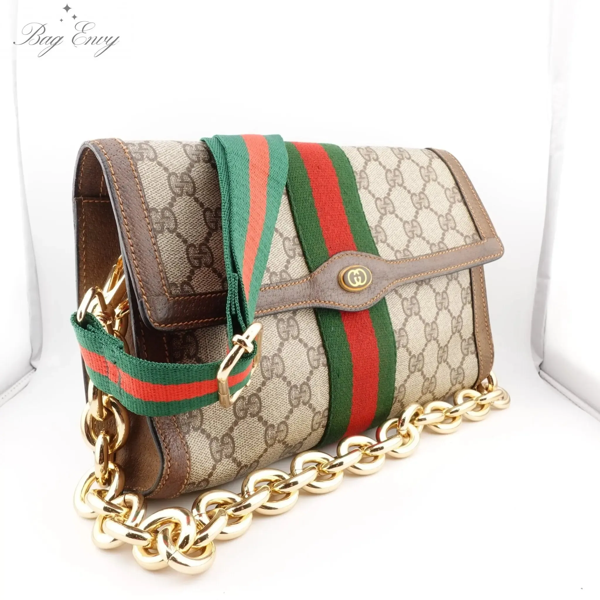 GUCCI Medium Ophidia Clutch with Strap