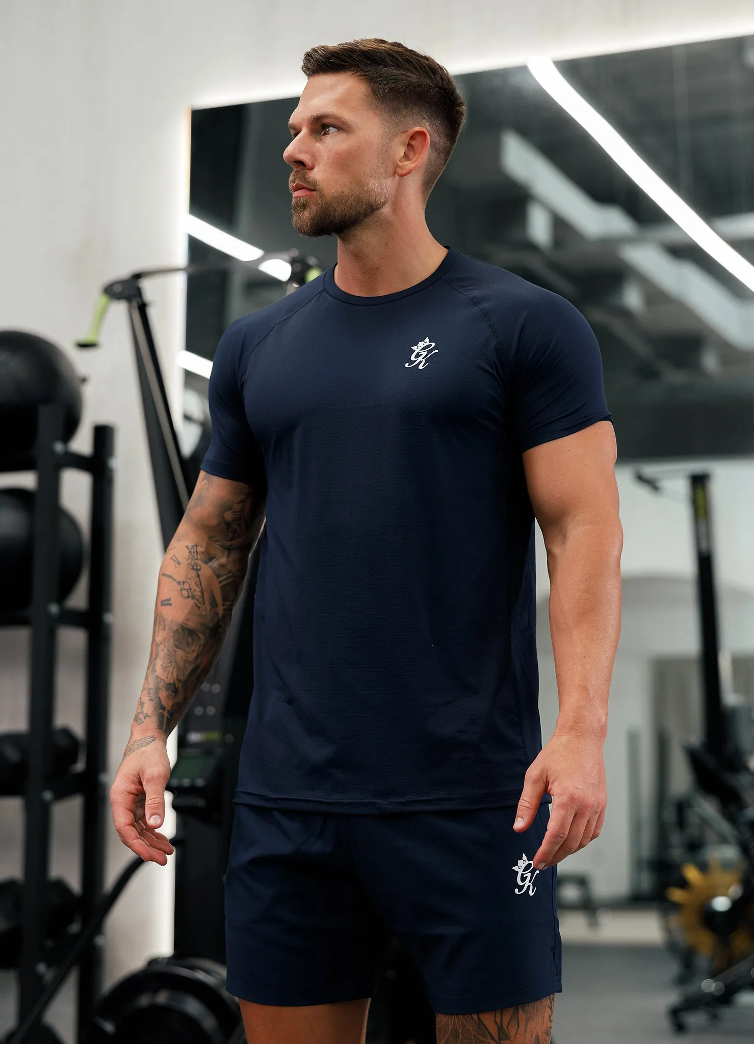 Gym King Energy Tee - Navy