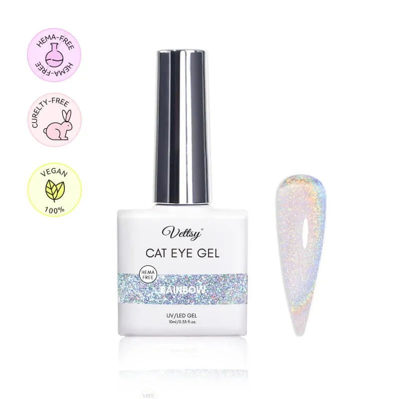 Hema-Free Rainbow Cat Eye Gel