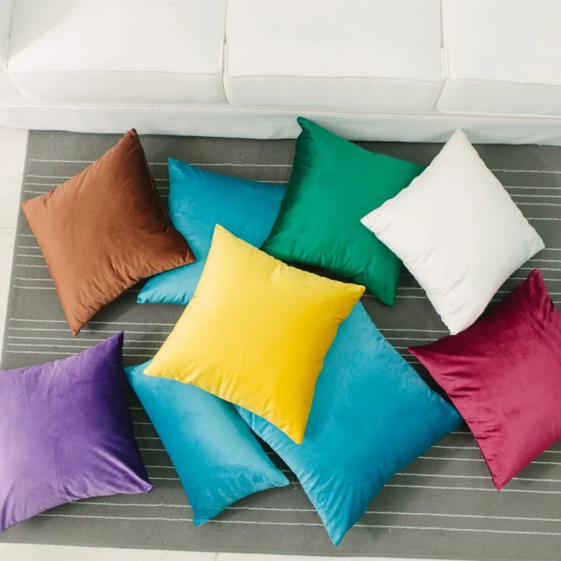 Holland Suede Throw Pillow Cushion Sofa Cushion