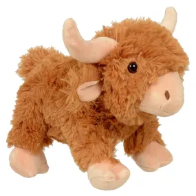 Hughie The Highland Cow Standing Soft Toy Plush Recycled Pal 28cm