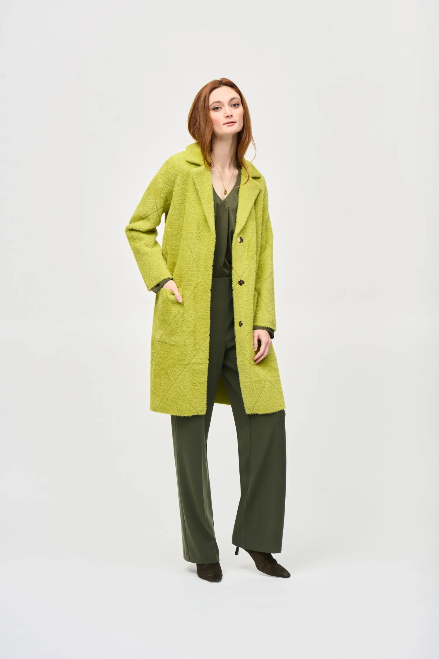 Joseph Ribkoff Notched Collar Coat - Style 233951