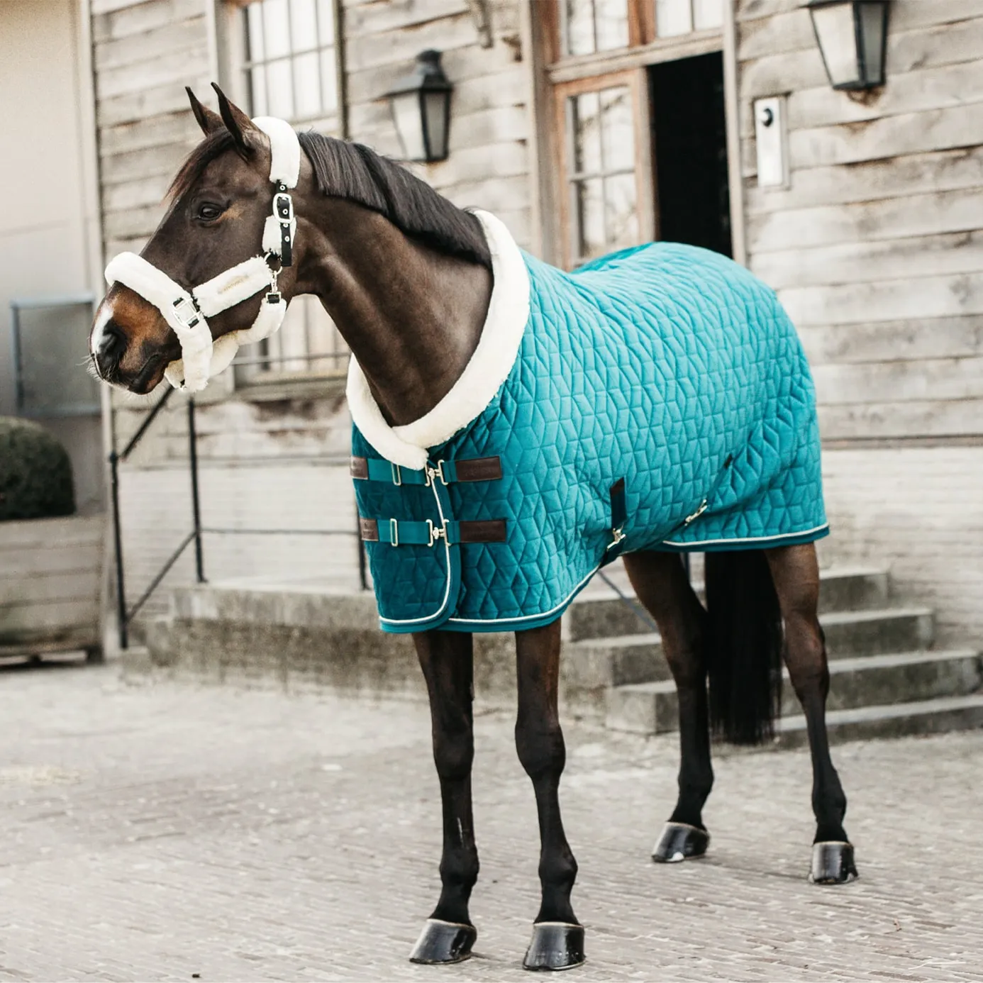 Kentucky Horsewear Velvet Show Rug - Emerald