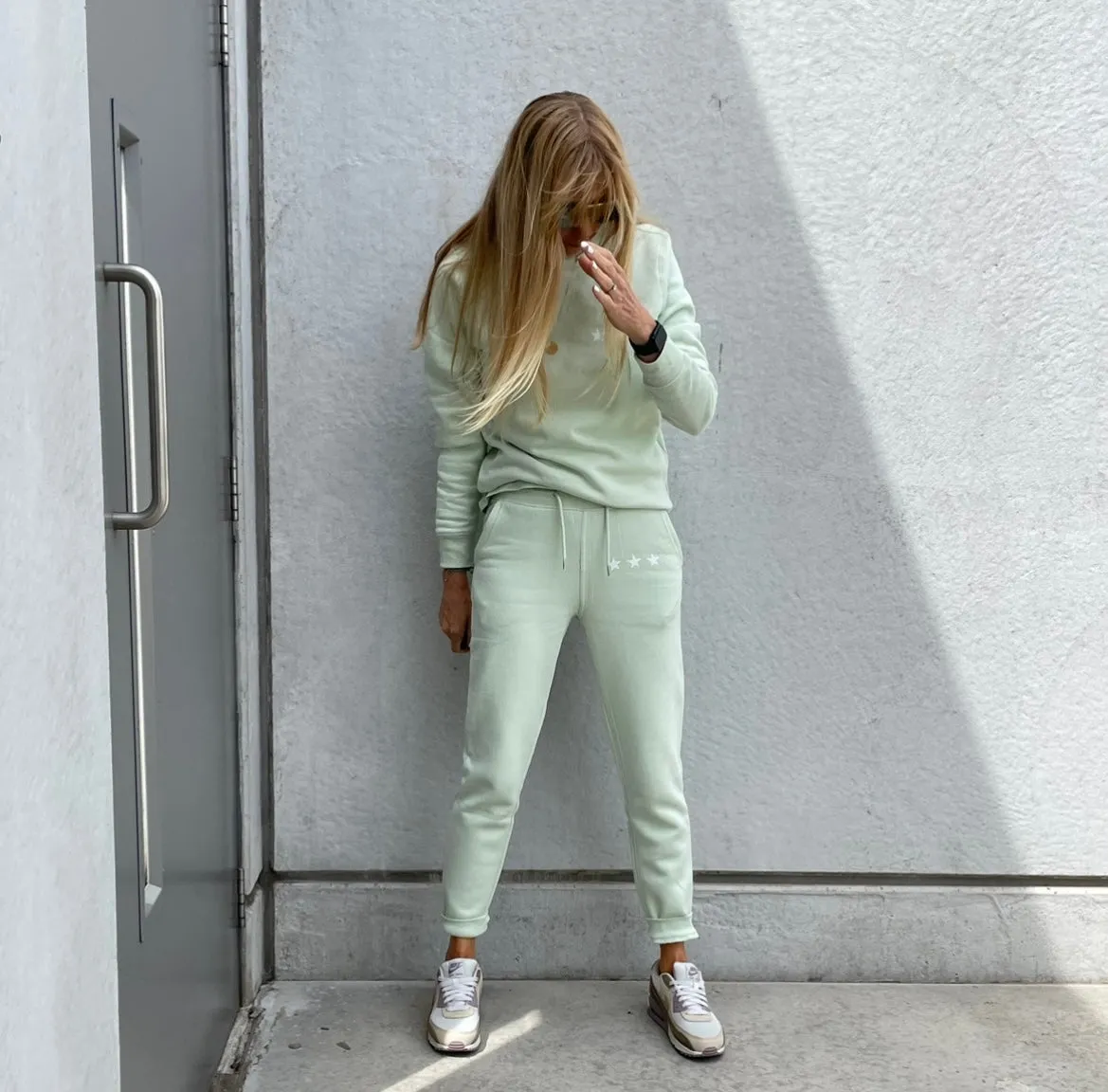 Light mint RELAXED IBIZA joggers *relaxed fit*