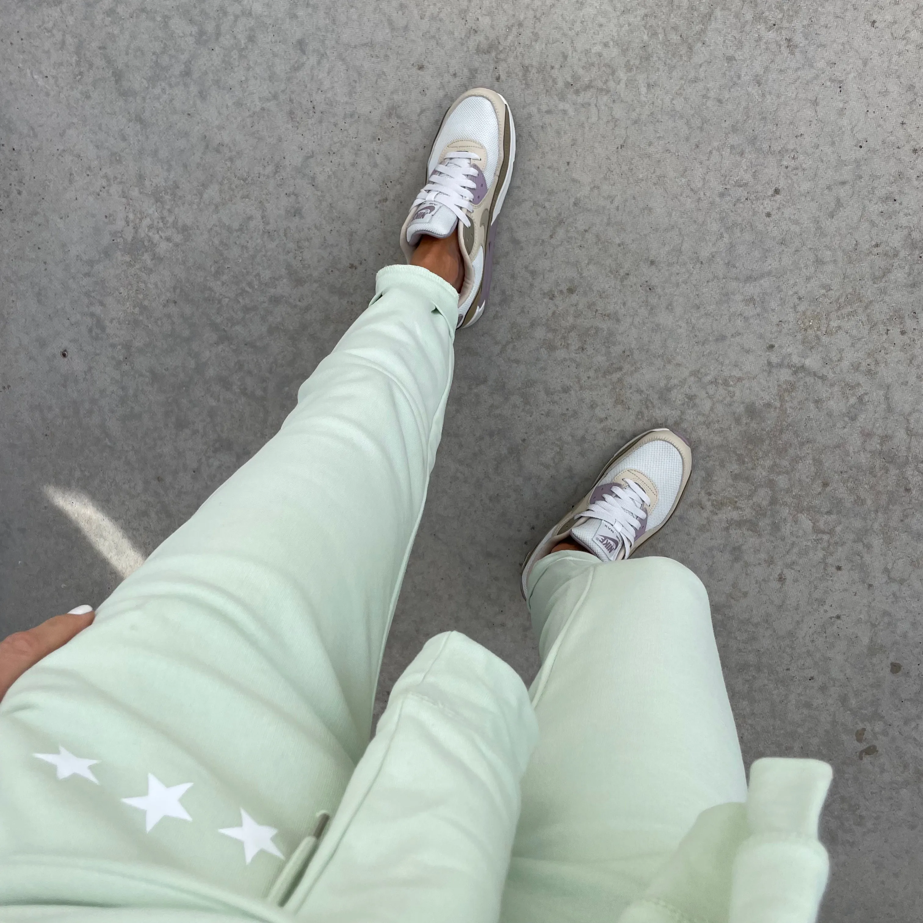 Light mint RELAXED IBIZA joggers *relaxed fit*