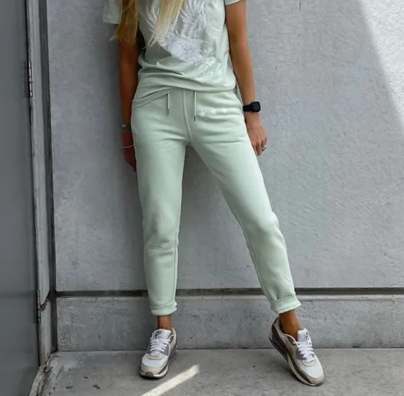 Light mint RELAXED IBIZA joggers *relaxed fit*