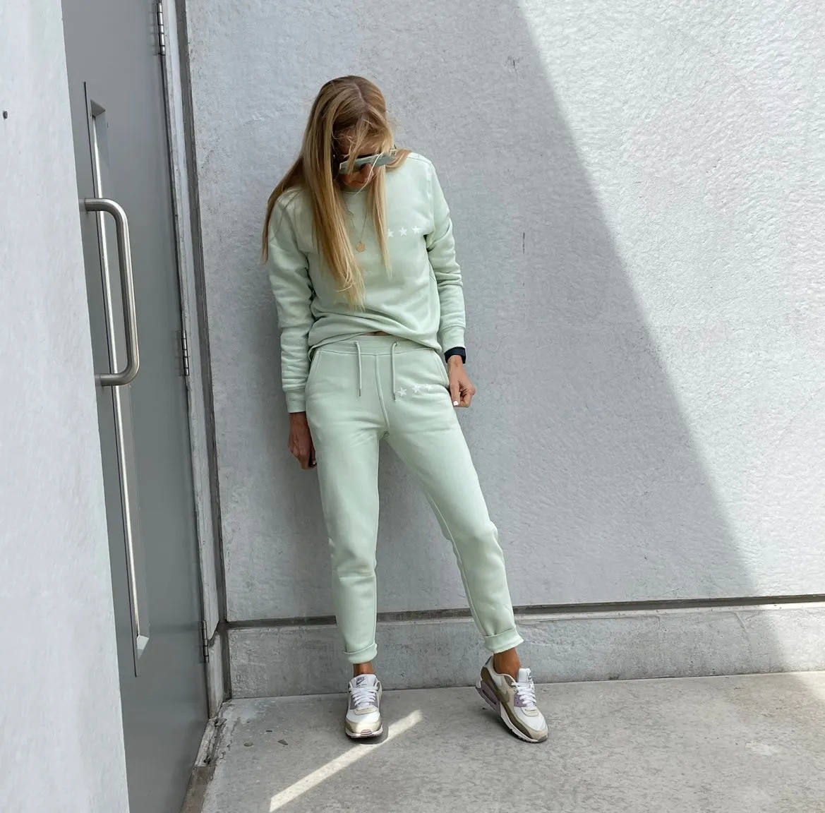 Light mint RELAXED IBIZA joggers *relaxed fit*