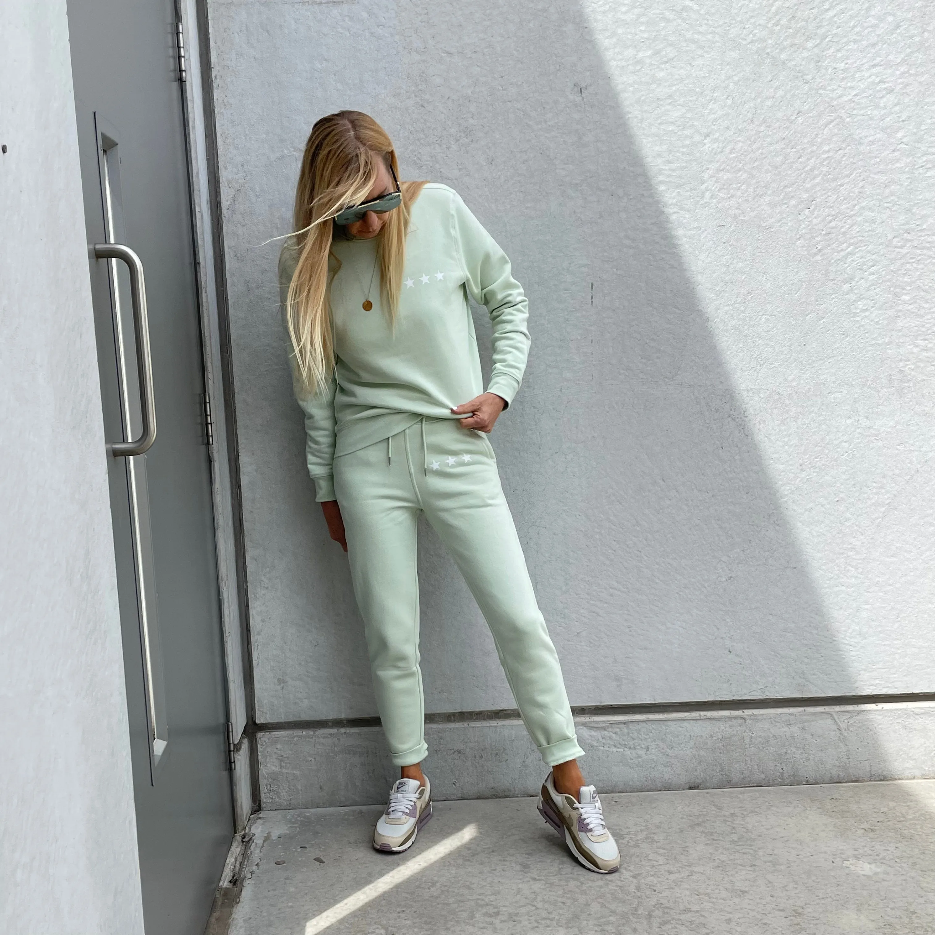 Light mint RELAXED IBIZA joggers *relaxed fit*