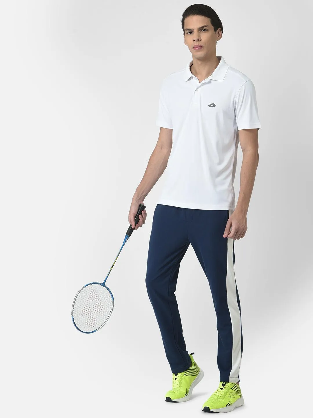 Lotto Men White Basic Bb Polo