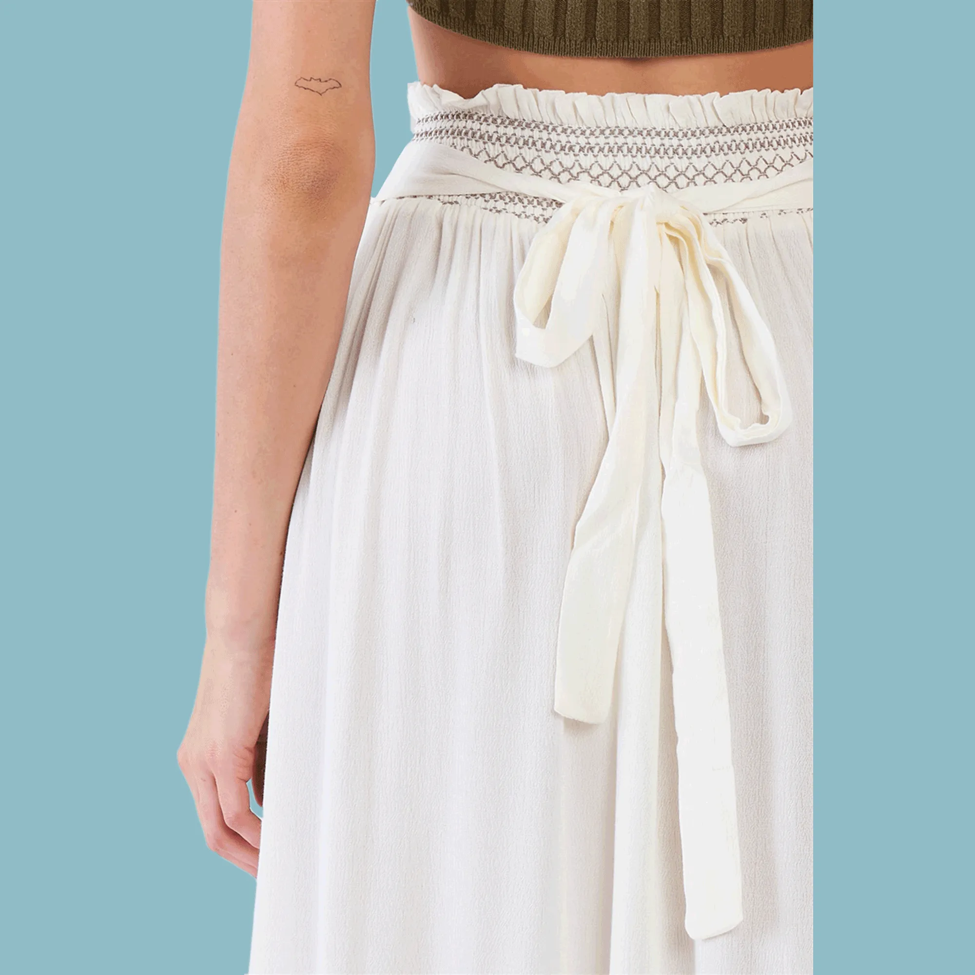 Lovely Day Sheer Boho Maxi Skirt