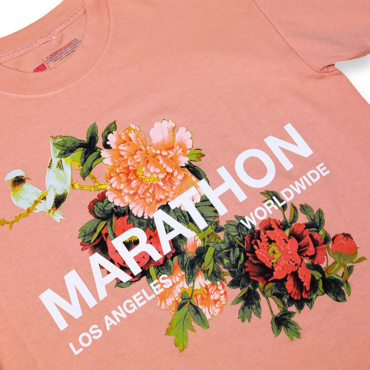 Marathon Global T-Shirt - Coral