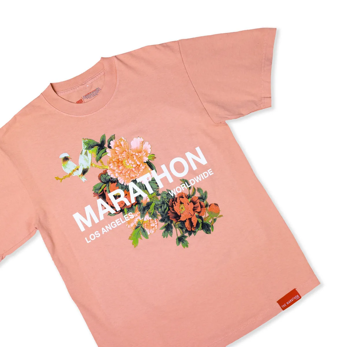 Marathon Global T-Shirt - Coral