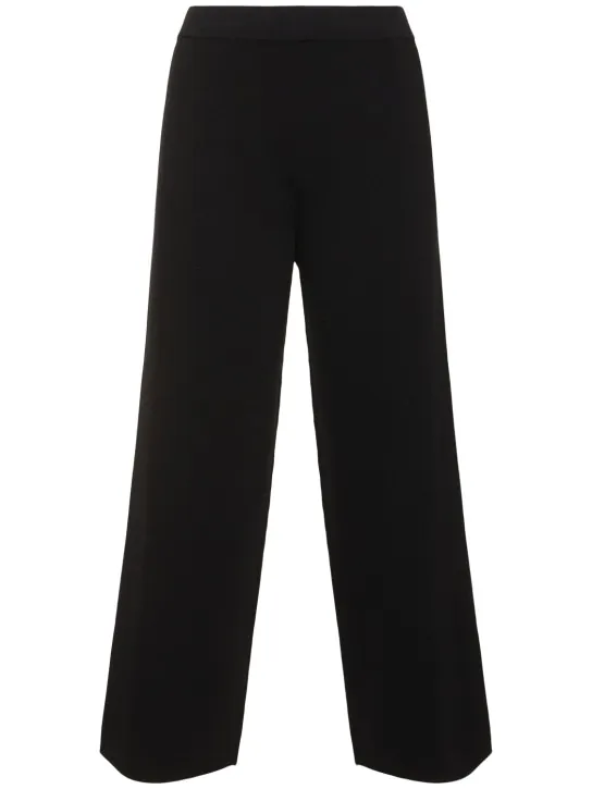 Max Mara   Grembo cropped wide leg crepe pants 