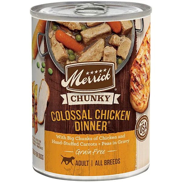 Merrick Chunky Colossal Chicken Dinner 12.7oz