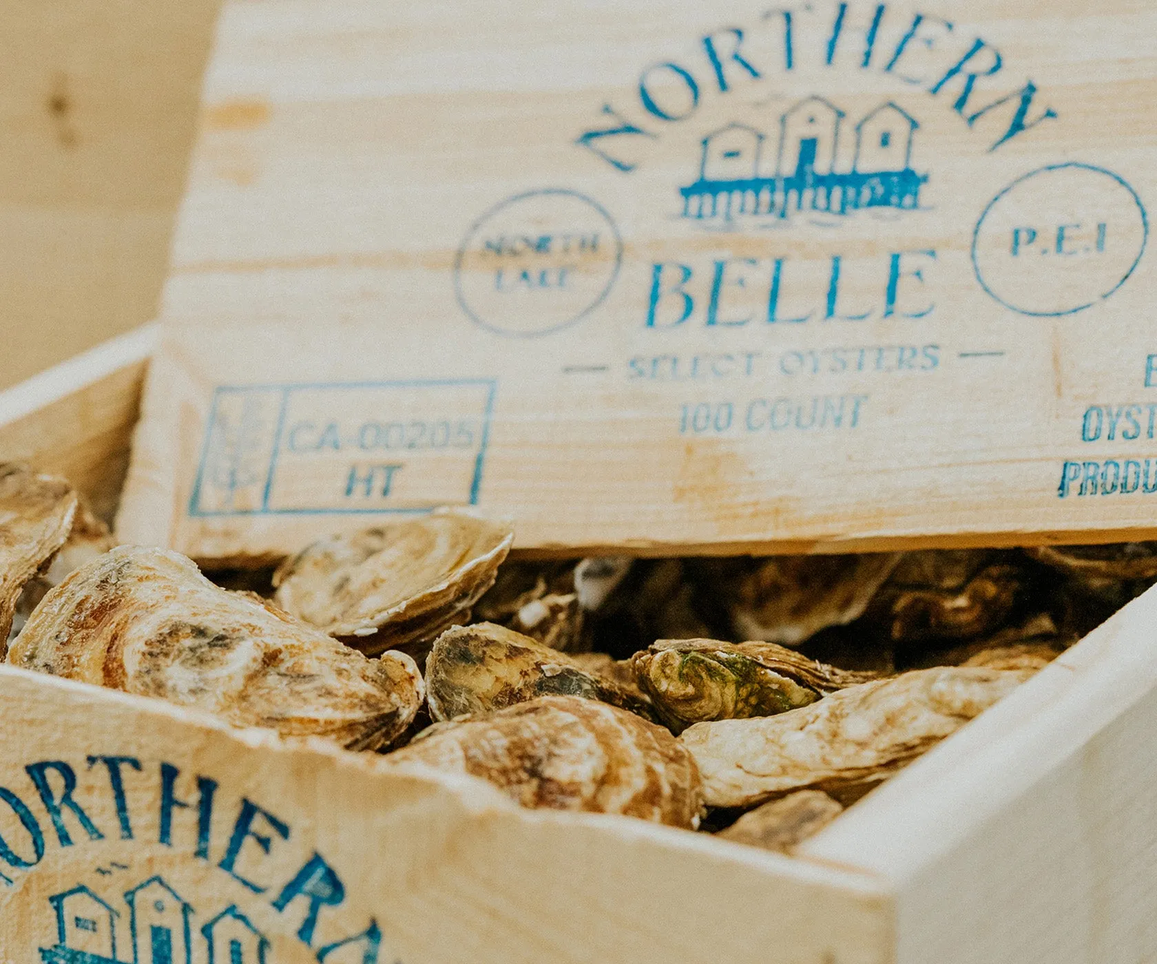 Northern Belle Oysters from Prince Edward Island, CAN