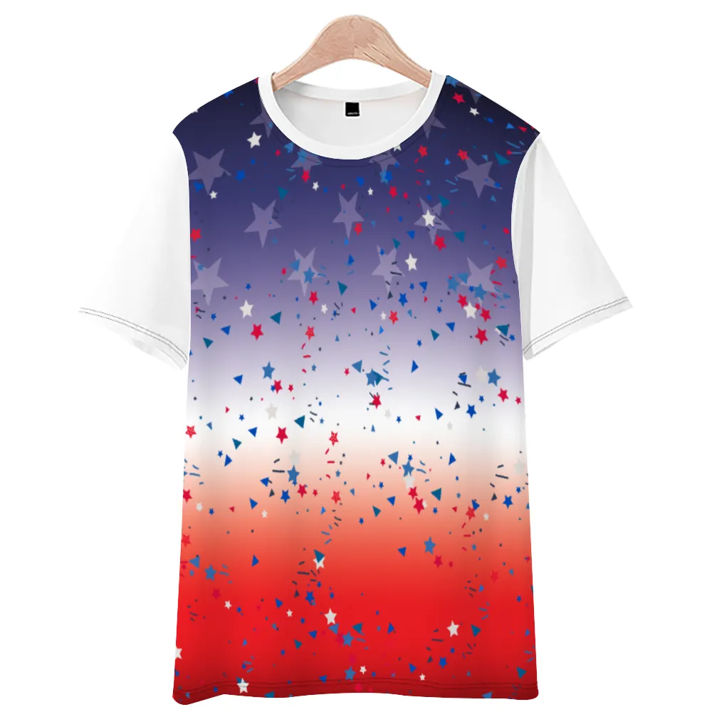 Ombre Flag Kid's Short Sleeve T-Shirts